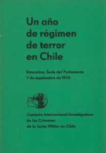 Un año de régimen de terror en Chile