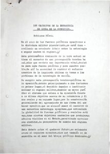 Los objetivos de la estrategia de lucha de la oposición