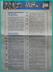Chile Boletín / Chile Bulletin nº 1 (1978)