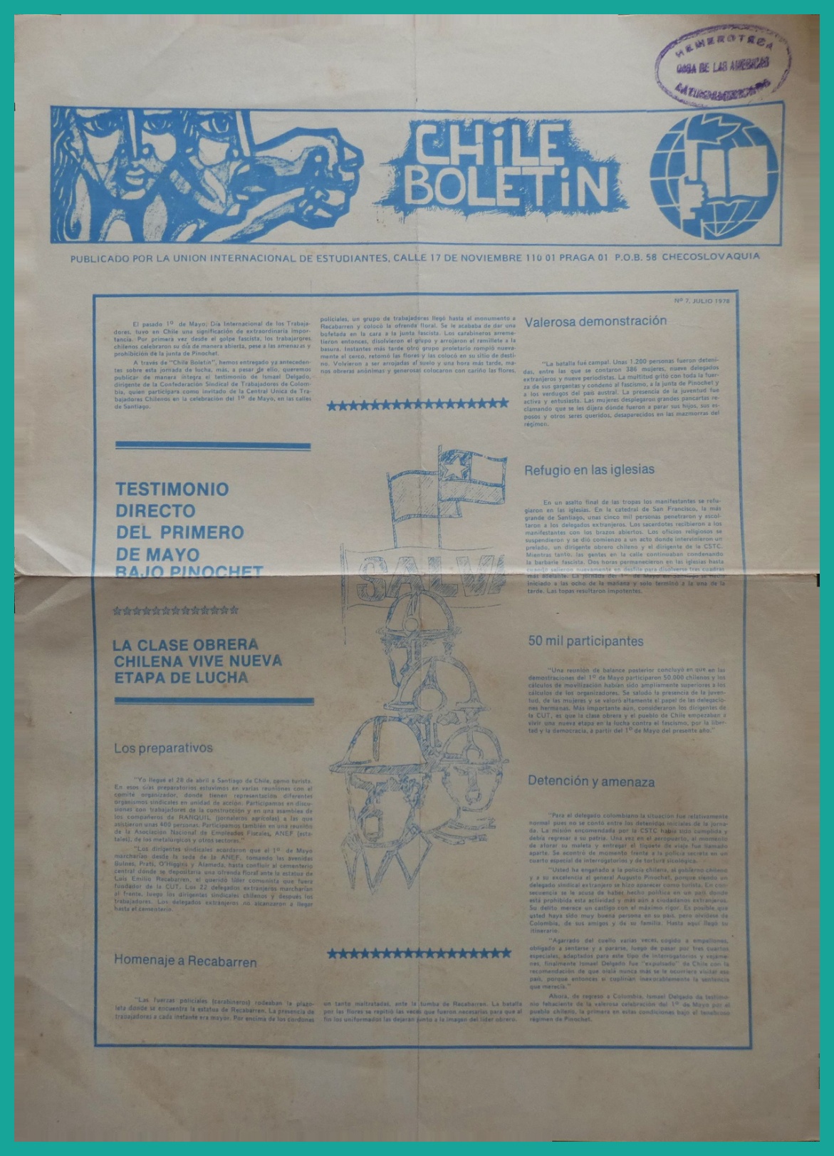 Chile Boletín / Chile Bulletin nº 7 (1978)