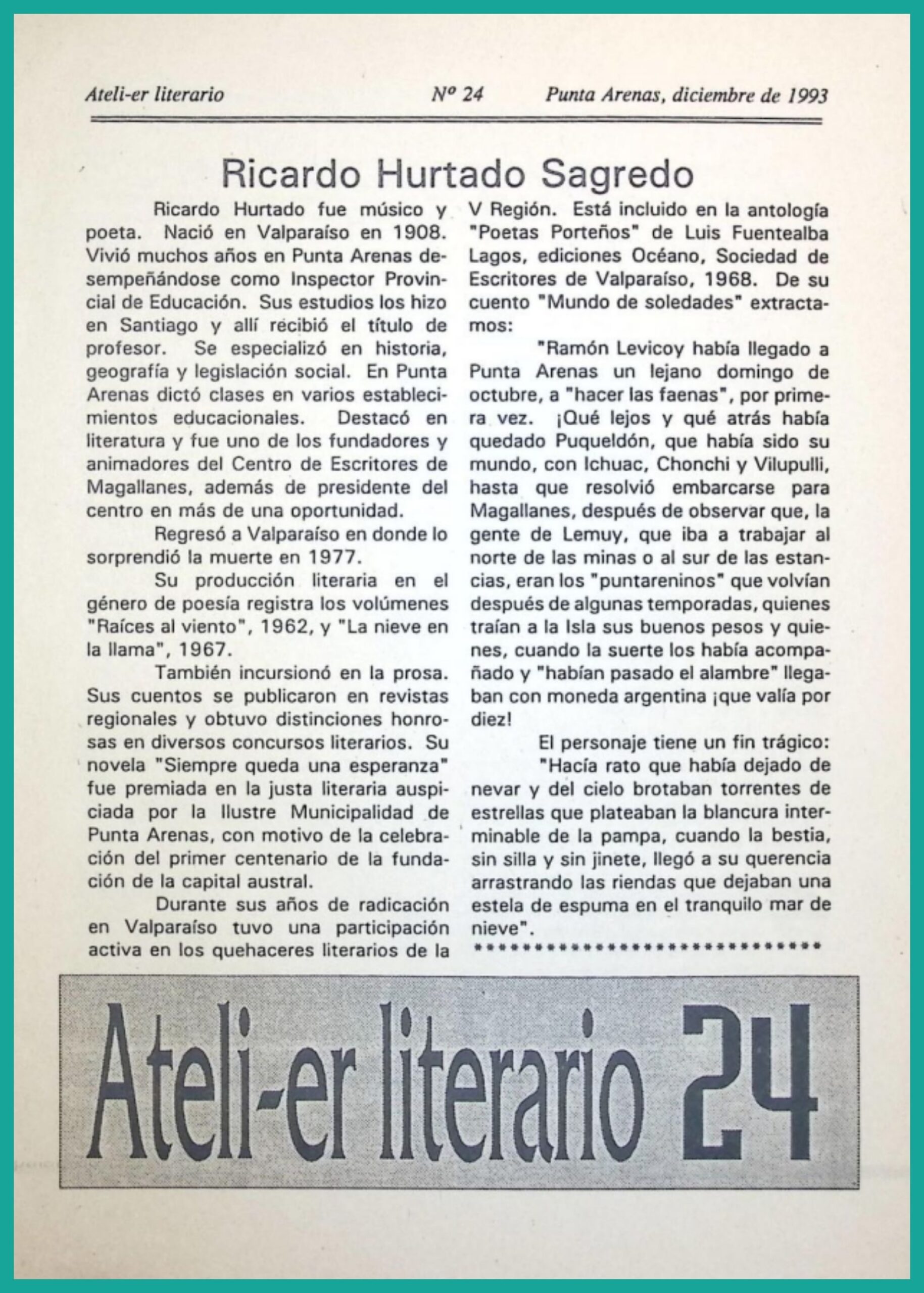 Ateli-er literario nº 24