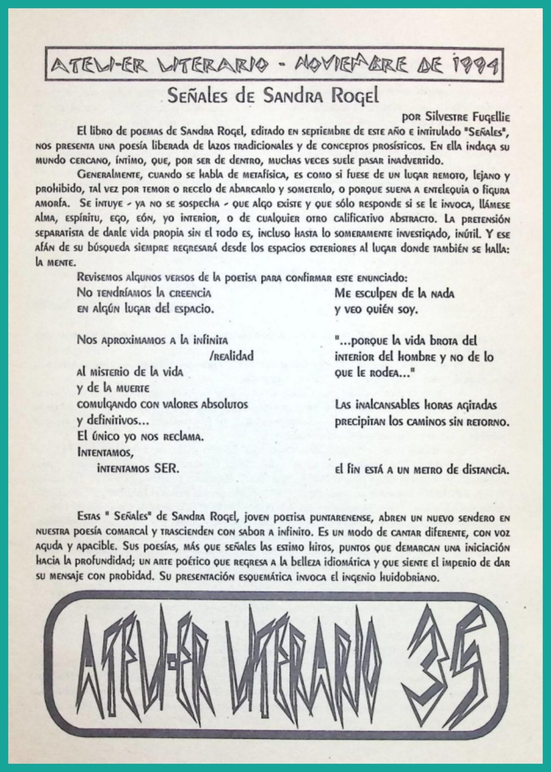 Ateli-er literario nº 35