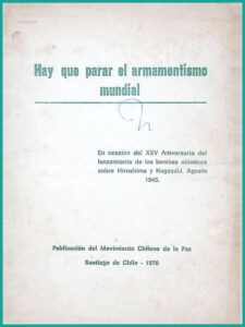 Hay que parar el armamentismo mundial