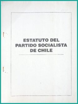 Estatuto del Partido Socialista de Chile