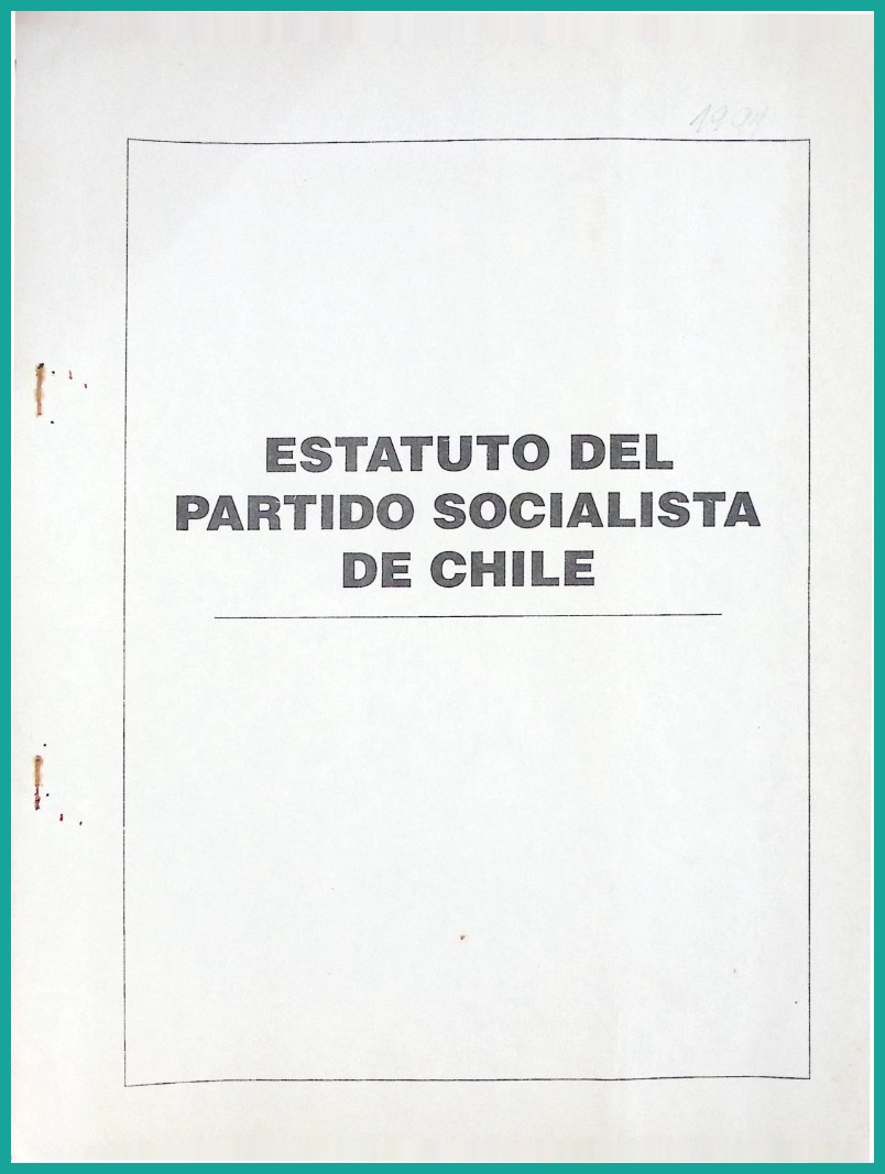 Estatuto del Partido Socialista de Chile