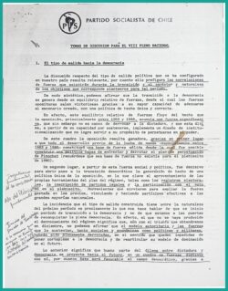 Temas de discusión para el VIII Pleno Nacional
